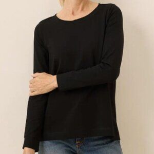 Women's Luxe Stretch Jersey Swing Long Sleeve Tee